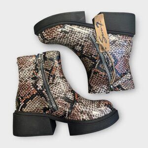 Seven7 Snake Skin Booties